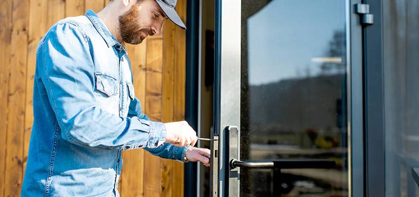 Frameless Glass Storefront Door Locks Replacement in Indio, CA
